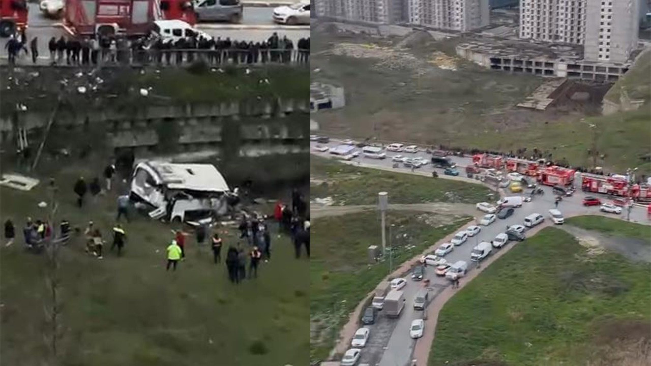 İstanbul'da otobüs şarampole yuvarlandı! Ölü ve yaralılar var