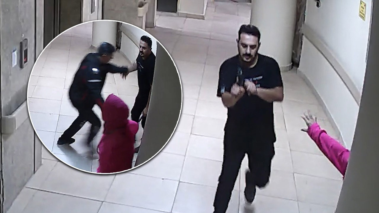 Hastanede koca dehşeti! Boşanma aşamasındaki eşini kovaladı, yakalayıp vurdu: O anlar kamerada