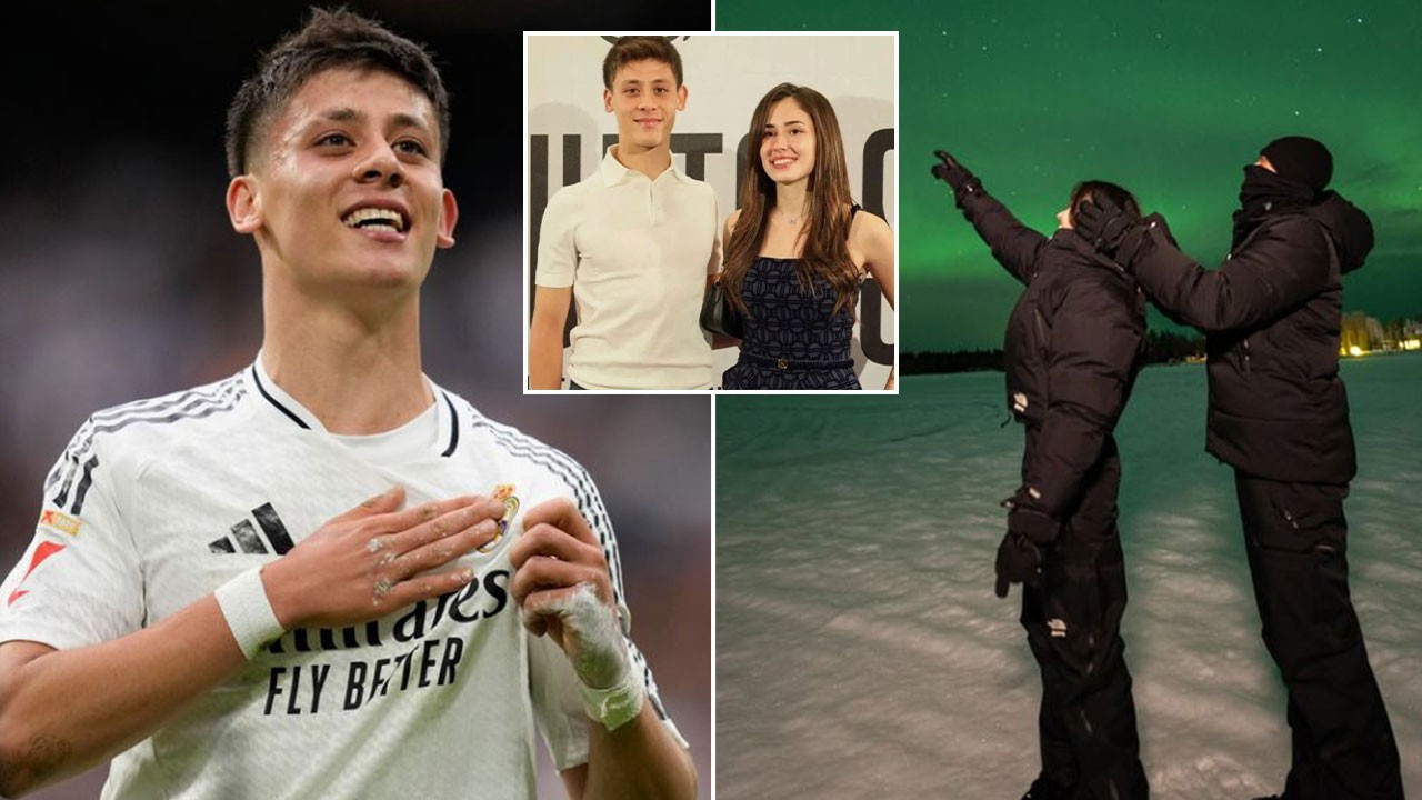 Milli futbolcu Arda Güler ve Duru Nayman'ın tatil kaçamağı! Sevgilisiyle kuzey ışıklarını seyretti