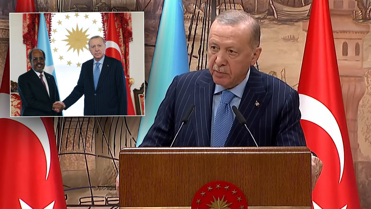 Somali Cumhurbaşkanı Şeyh Mahmud İstanbul'da! Cumhurbaşkanı Erdoğan'dan önemli açıklamalar