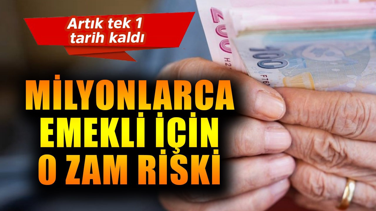 Milyonlarca emekli için 0 zam riski