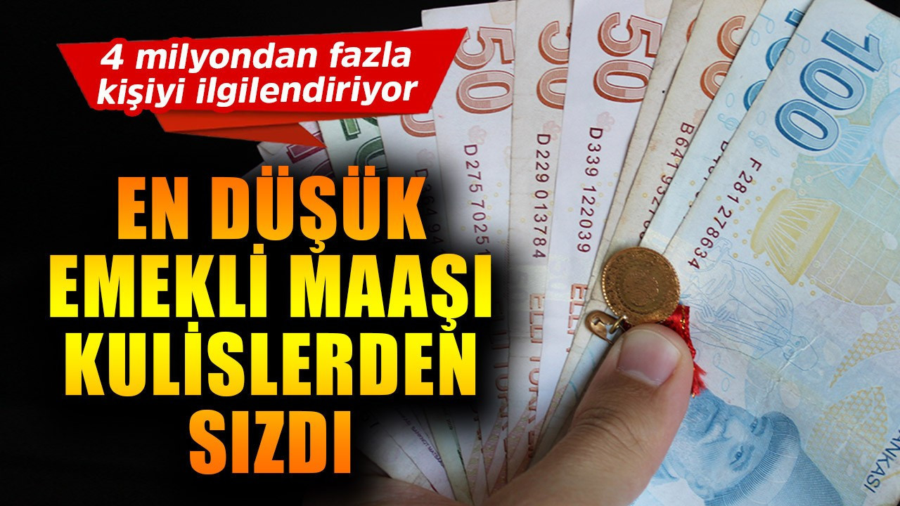 En düşük emekli maaşı kulislerden sızdı