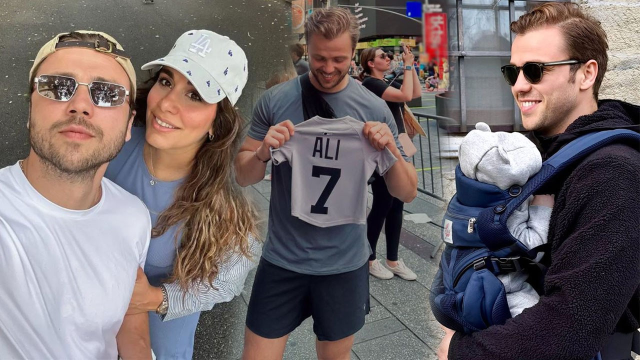 Tolga Sarıtaş'tan eşi ve oğluyla mutluluk pozu! "Teşekkürler 2025"