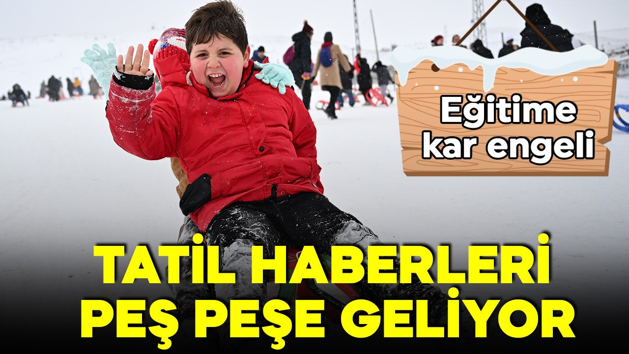 2 Ocak 2026 Cuma günü okullar tatil edildi! İşte eğitime ara verilen iller