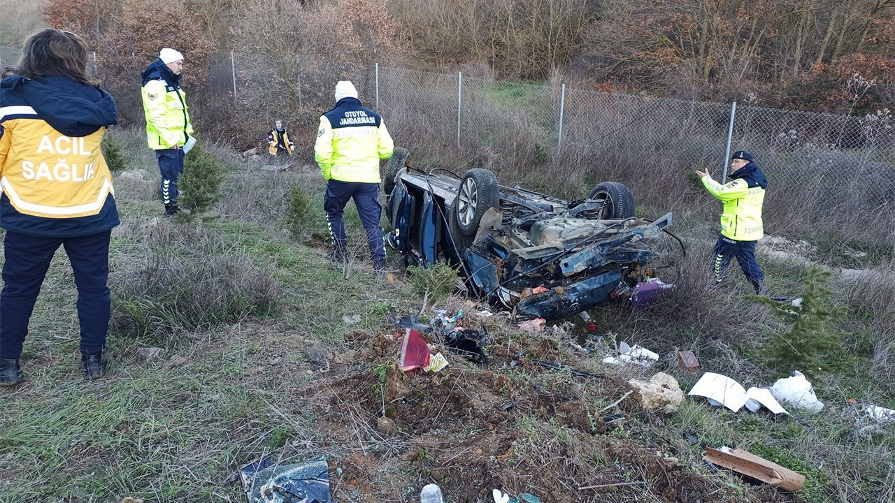 İzmir-İstanbul Otoyolu’nda feci kaza!