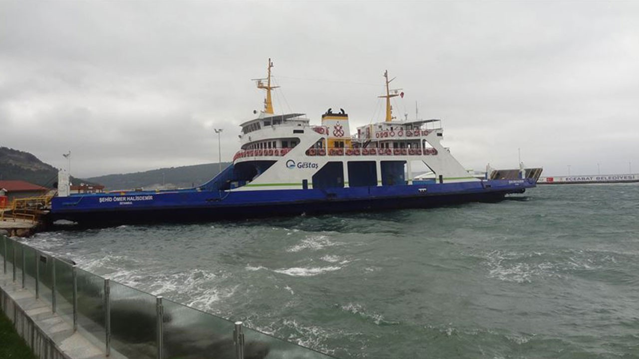 Güney Marmara'da bazı feribot seferleri iptal edildi!