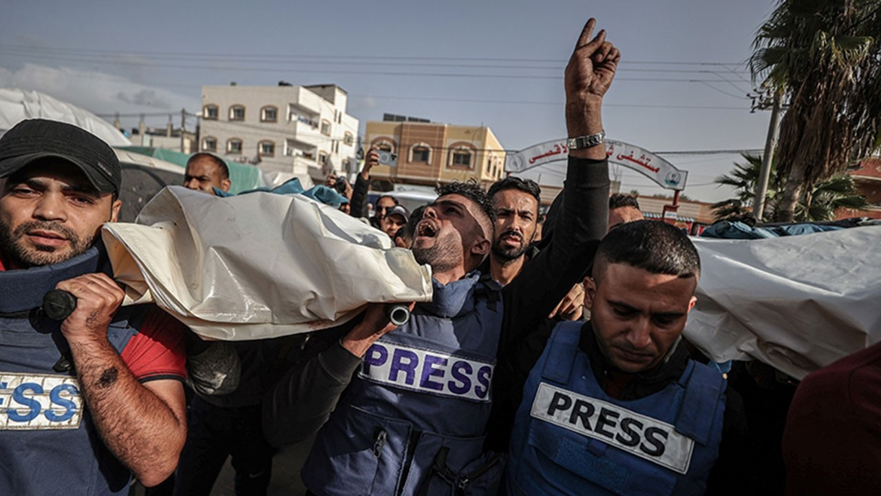 Filistin Gazeteciler Sendikası duyurdu: İsrail 2025'te 42 gazeteciyi gözaltına aldı