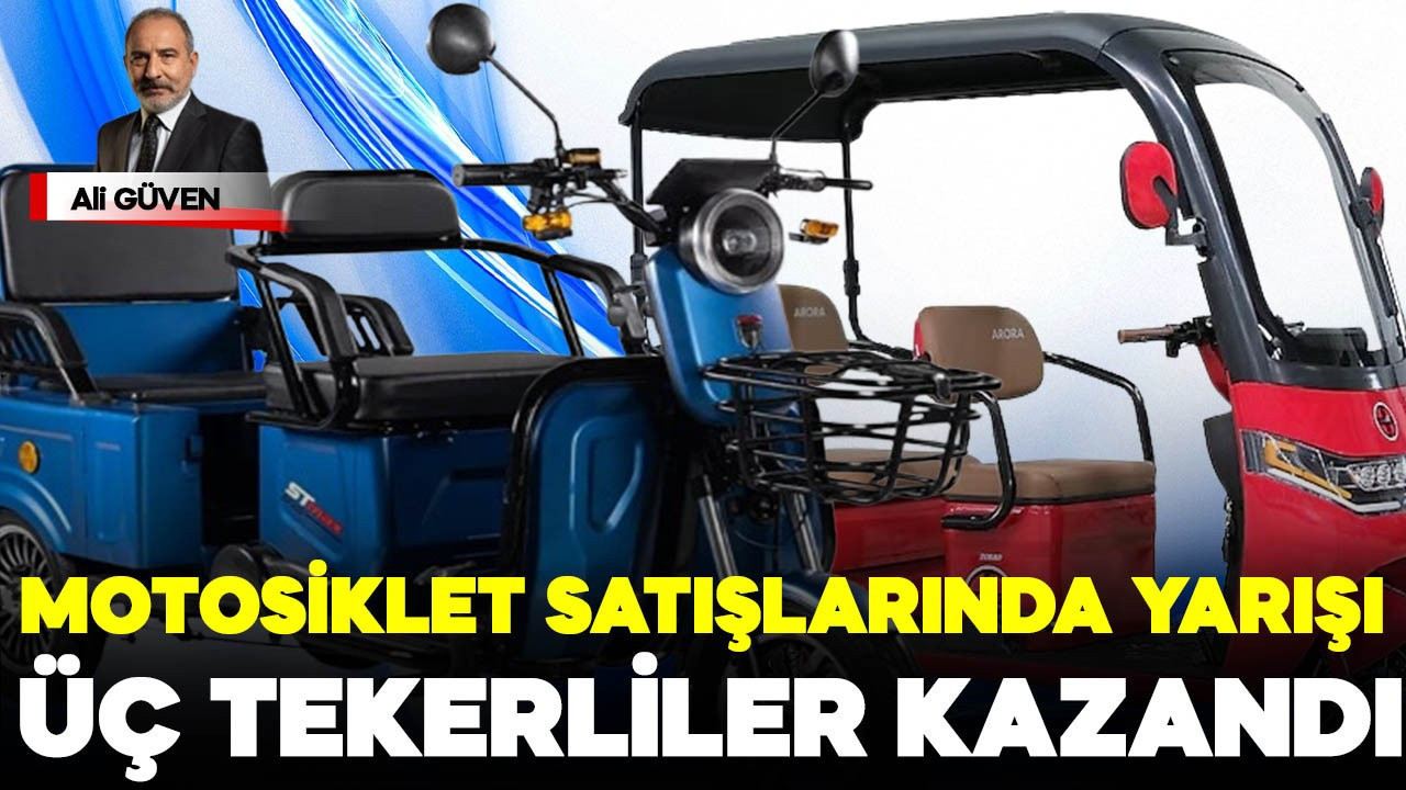 Motosiklet satışlarında yarışı üç tekerliler kazandı