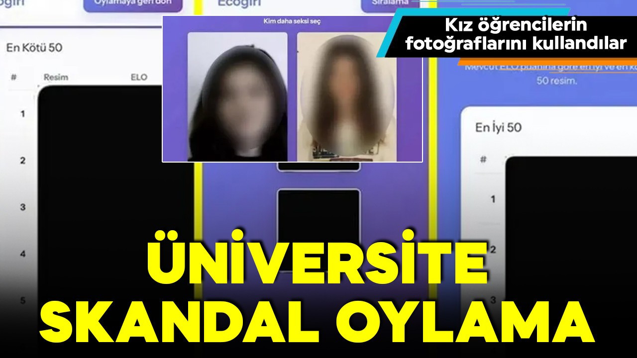 İzmir Ekonomi Üniversitesi’nde skandal! Kız öğrencilerin fotoğrafları oylamaya açıldı!