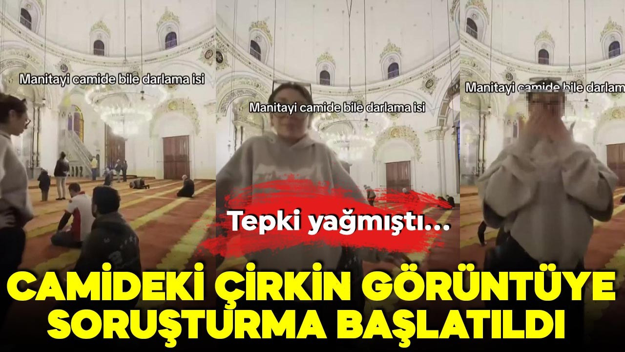 Görüntülere tepki yağmıştı! Camideki uygunsuz davranışa soruşturma
