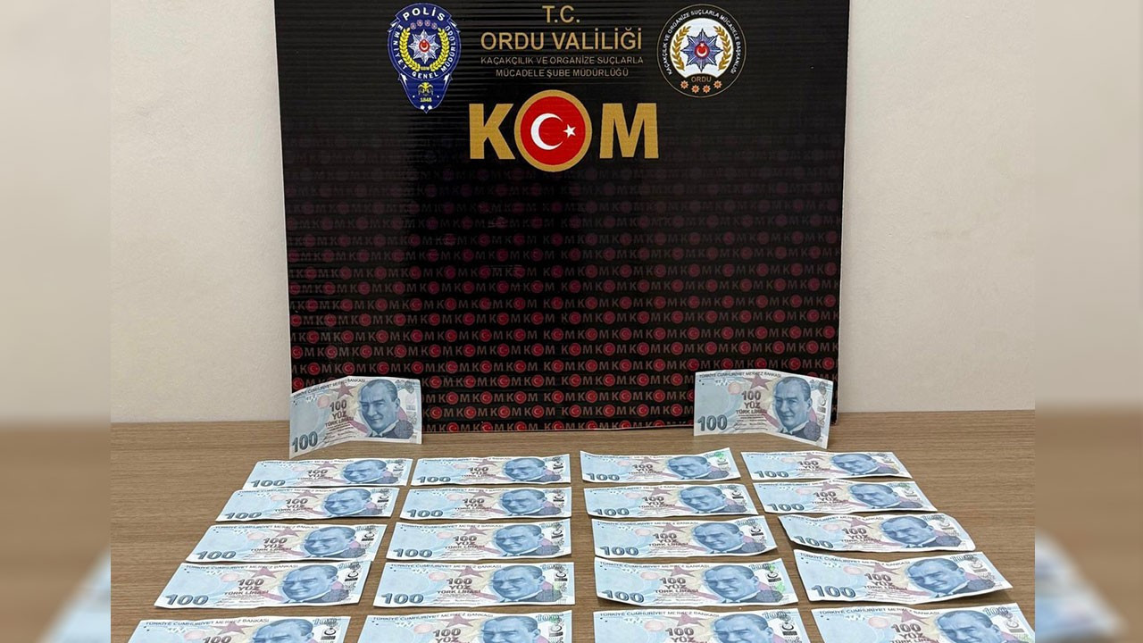 Ordu’da sahte para operasyonu!