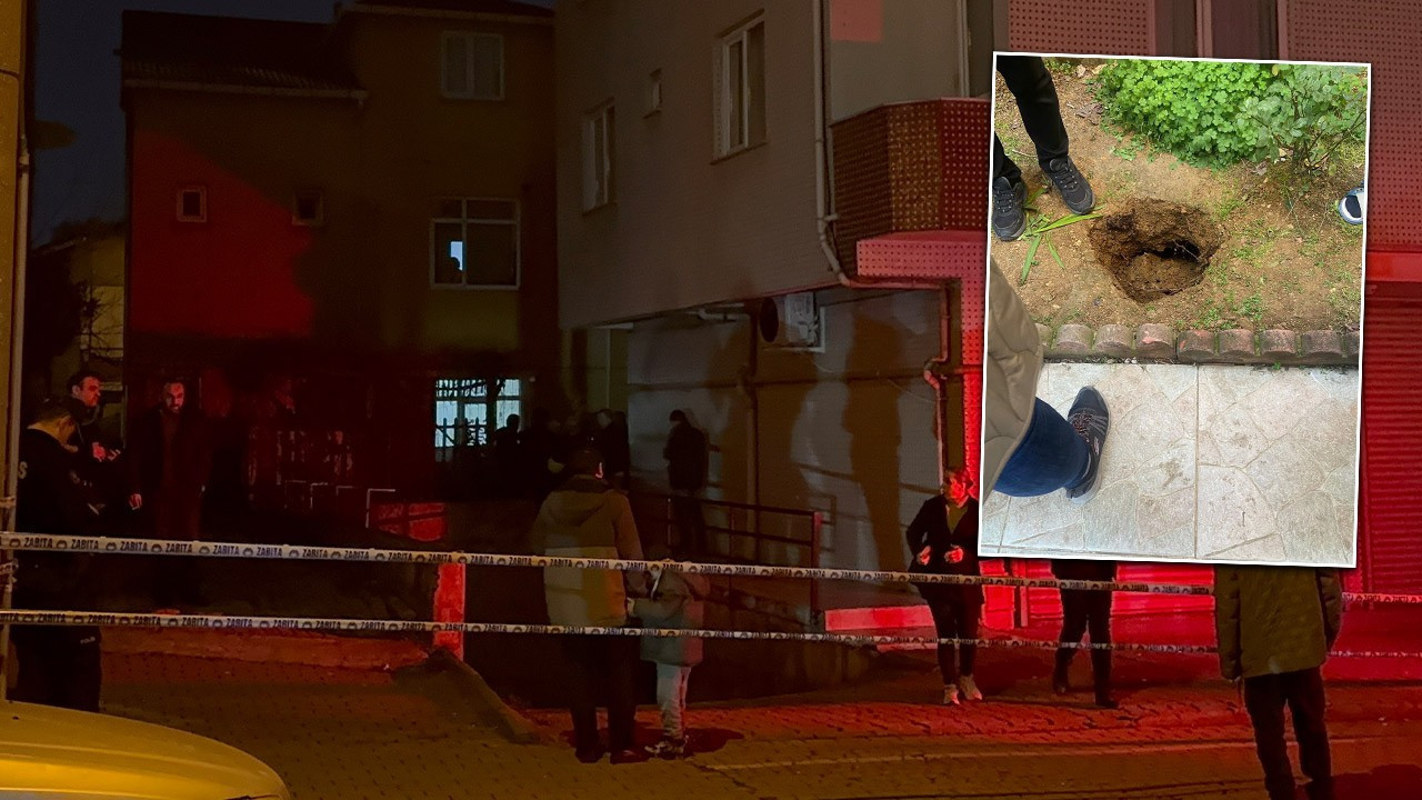 Gebze’de panikleten olay! 5 katlı apartmanın girişinde çökme oluştu: Vatandaşlar tahliye edildi
