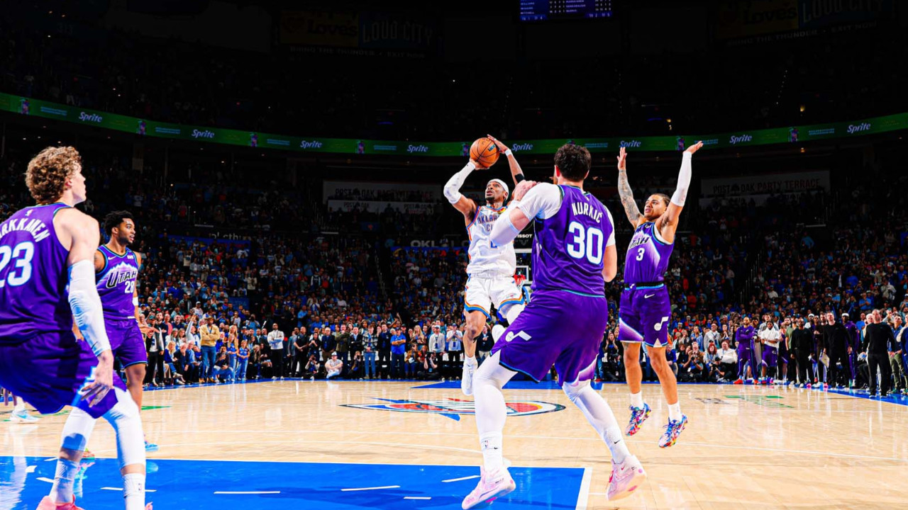 Shai Gilgeous-Alexander’den 46 sayı! Thunder, Jazz’ı uzatmada devirdi!