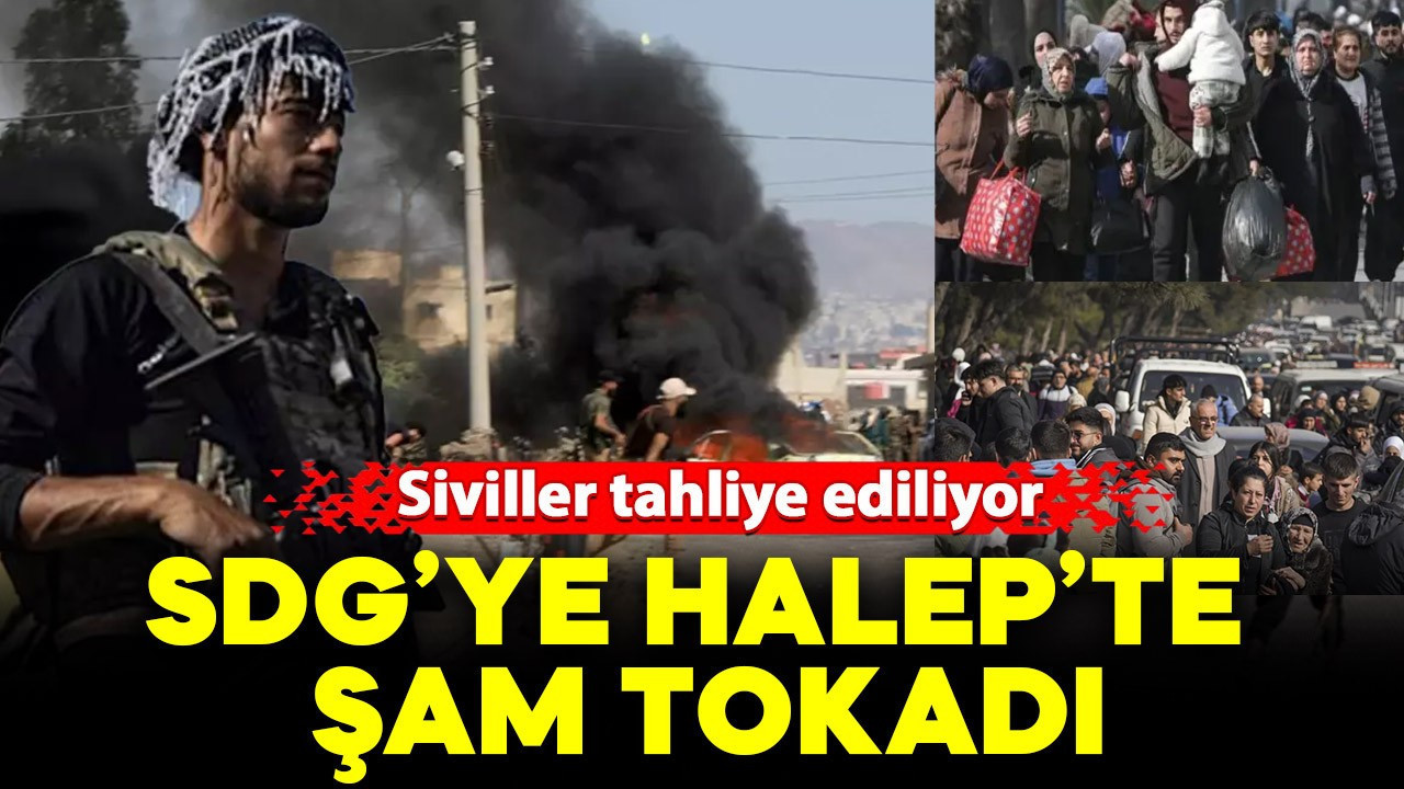 SDG’ye Halep’te Şam tokadı! Siviller tahliye edild…