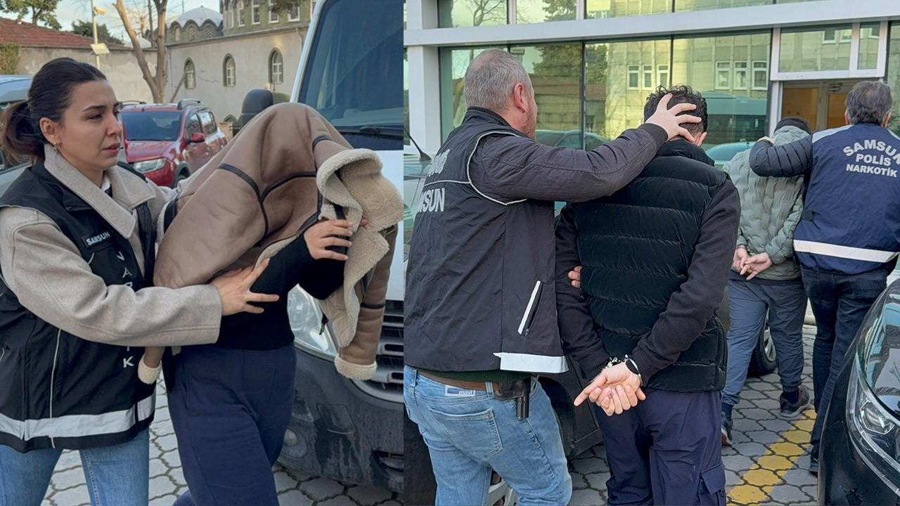 Samsun’da uyuşturucu operasyonu: 3 gözaltı