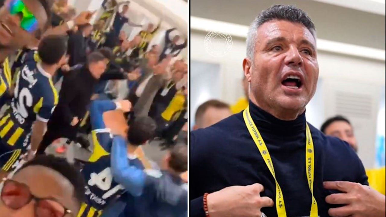 Fenerbahçe’de Süper Kupa zaferi sonrası büyük coşku! Sadettin Saran’dan soyunma odasından dikkat çeken sözler!