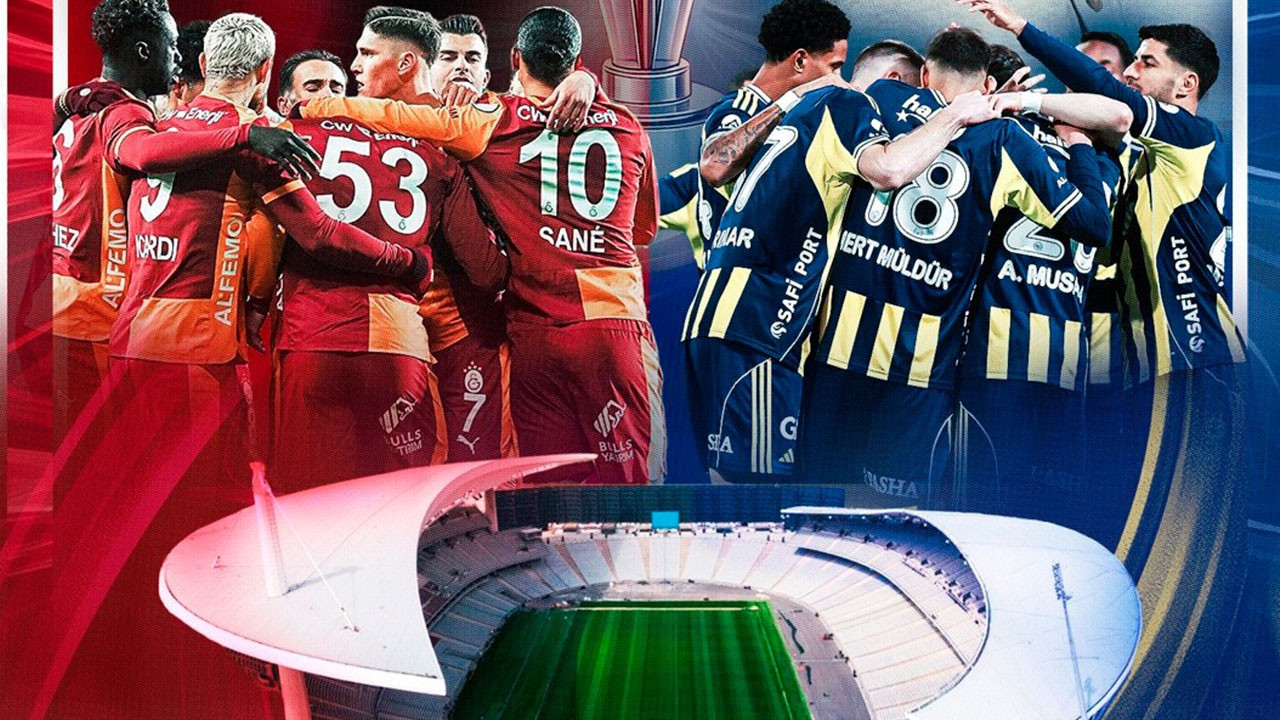 Süper Kupa sahibini buluyor! Sürpriz var! Galatasaray- Fenerbahçe derbisinde ilk 11’ler açıklandı!