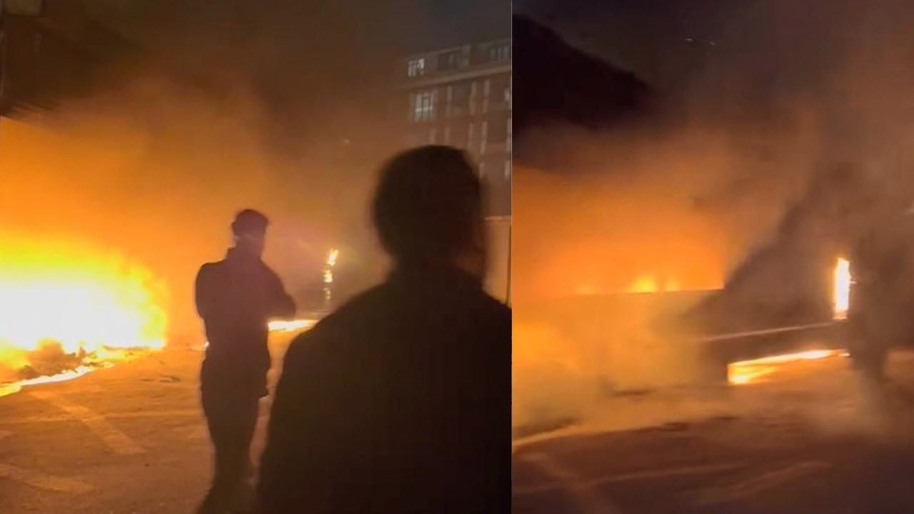 Sultangazi'deki mobilyacılar sitesinde yangın! Çok sayıda ekip müdahale etti