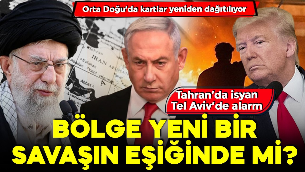 Tahran'da isyan, Tel Aviv'de alarm! Orta Doğu'da yeni fay hatları! İran, ABD ve İsrail karşı karşıya mı?