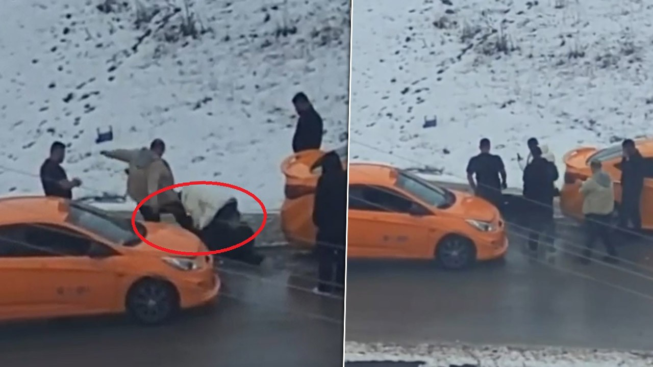 Sokak ortasında tekmeli yumruklu saldırı! 5 kişi 1 kişiyi öldüresiye dövdü: Korkunç anlar kamerada