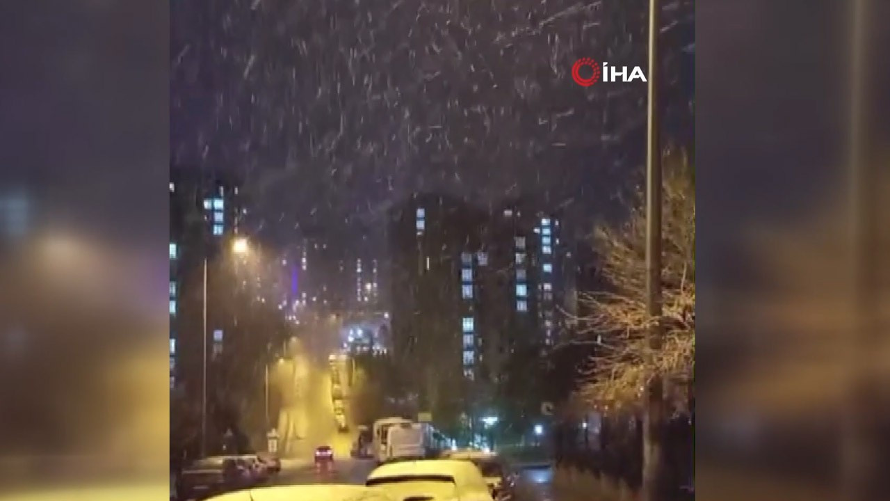 Uyarı yapılmıştı... İstanbul'da kar yağışı başladı!
