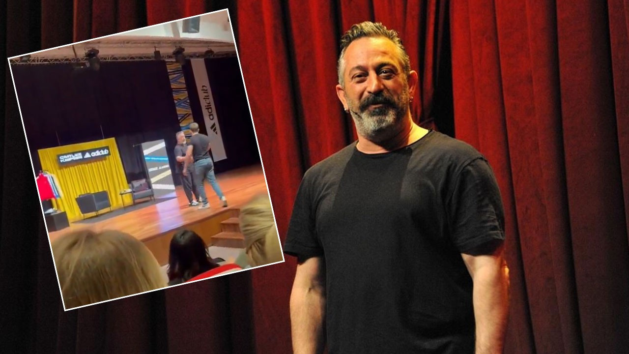 Cem Yılmaz'a "Yaşlandın" dedi, sahneye çıktı! O anlar sosyal medyada viral oldu