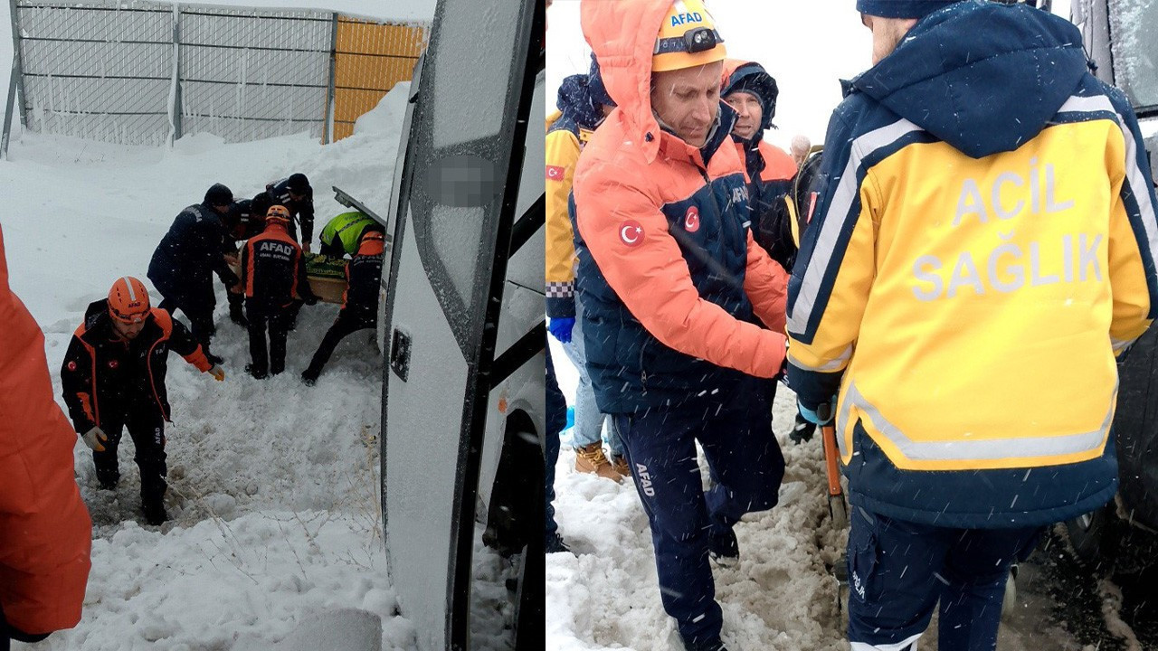 Cenazeye gidiyorlardı! 22 kişi yaralandı