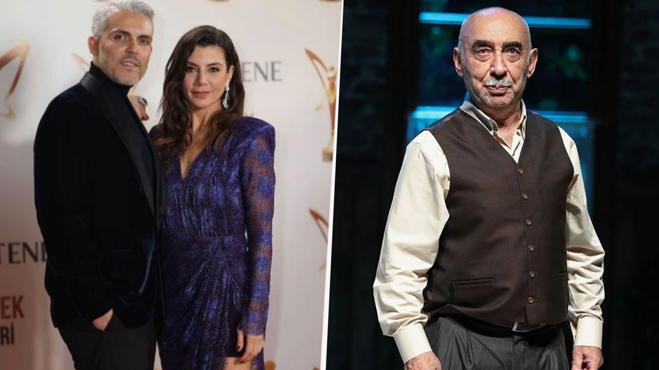 Gökçe Bahadır ve Emir Ersoy, Şener Şen ile aynı karede