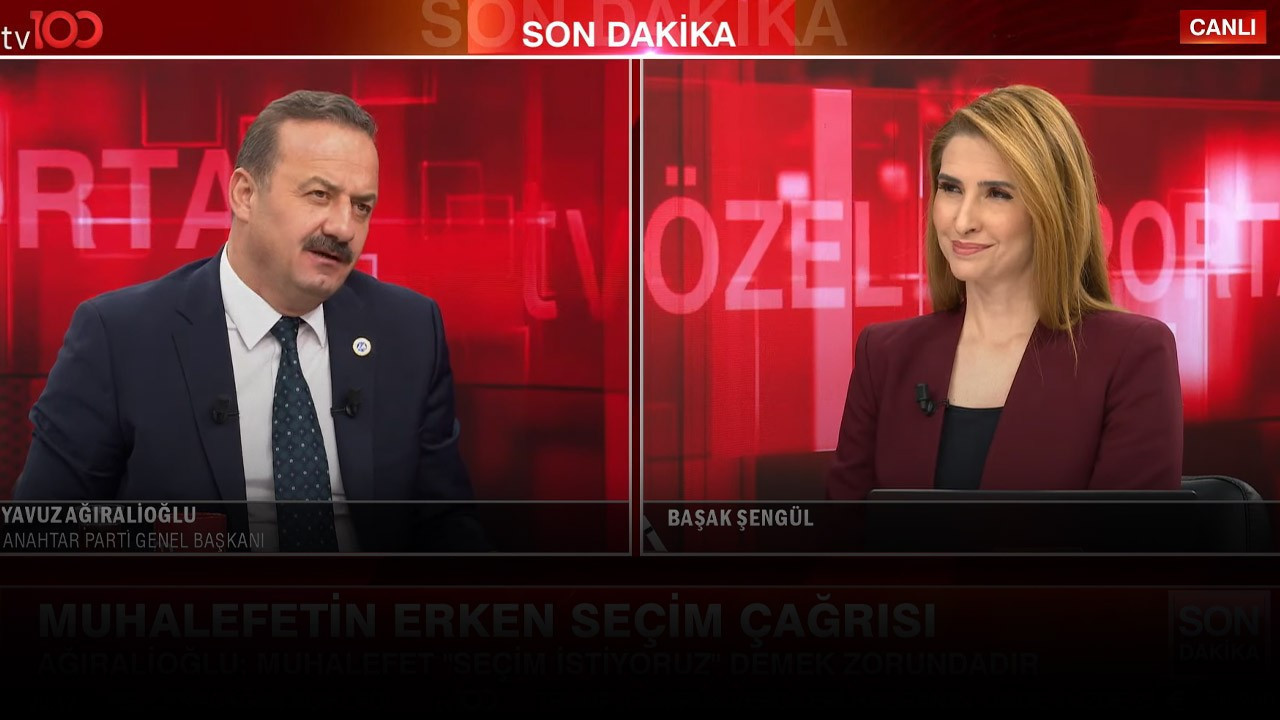 Anahtar Parti Genel Başkanı Yavuz Ağıralioğlu’ndan tv100’de net mesajlar! Bir ittifakta yer alacaklar mı?