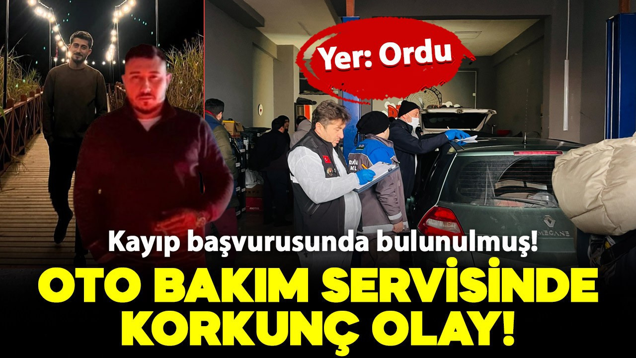 Oto bakım servisinde korkunç olay: 2 genç ölü bulundu!
