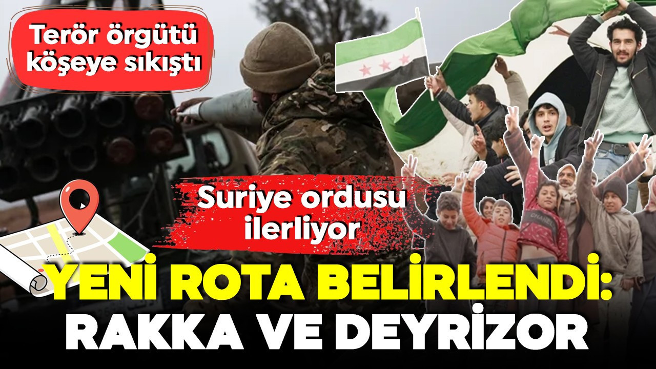 YPG mevzileri çözüldü! Suriye Ordusu Rakka kapılar…