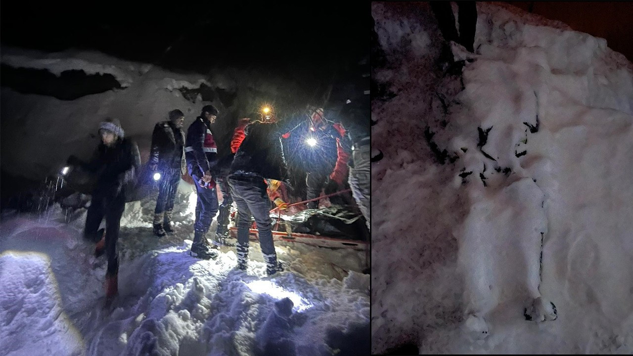 Giresun'da çığ faciası! 1 ölü