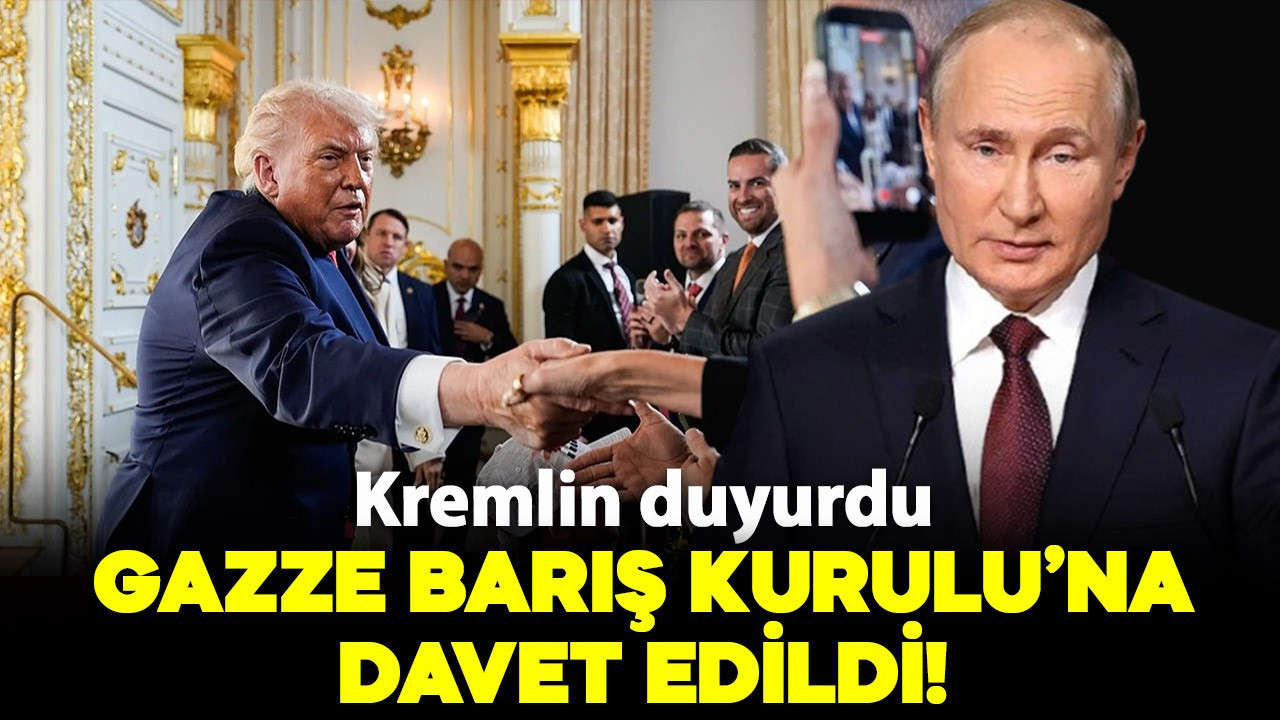 Kremlin duyurdu: Putin, Gazze Barış Kurulu'na davet edildi!