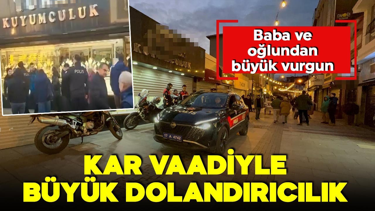 Çanakkale'de kuyumcu vurgunu! Kar vaadiyle altın topladı!