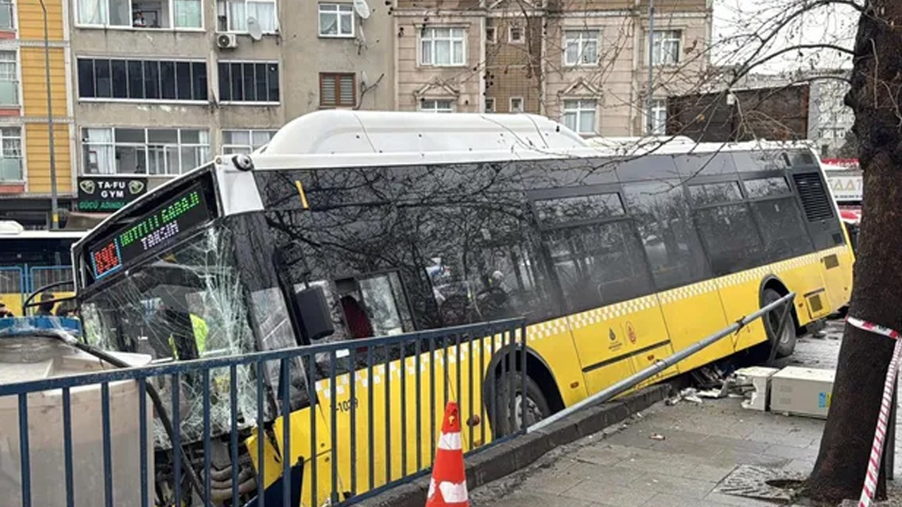 İstanbul'da facia! Esenler'de İETT otobüsü otoparka daldı