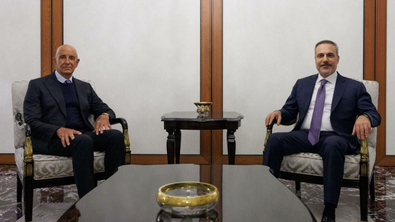 Bakan Hakan Fidan Tom Barrack ile görüştü