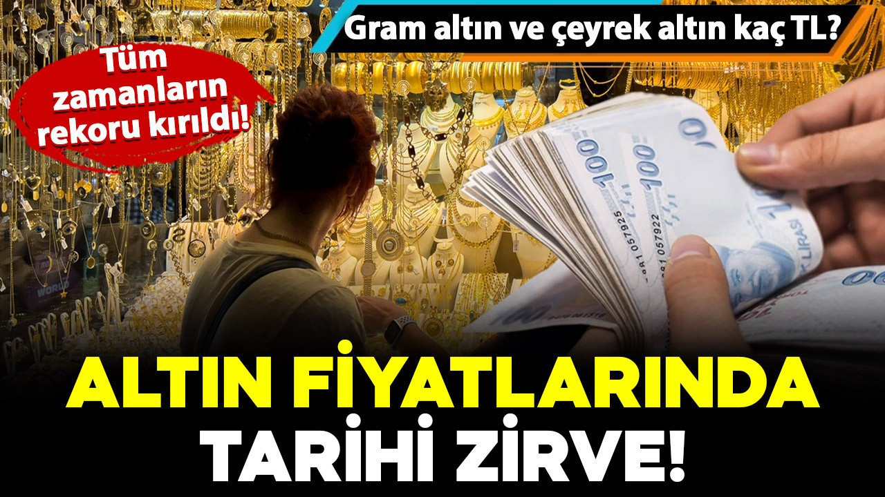 Altın tüm zamanların rekorunu kırdı! Peki altın bugün kaç tl? İşte 21 Ocak 2026 çeyrek ve gram altın satış fiyatları...