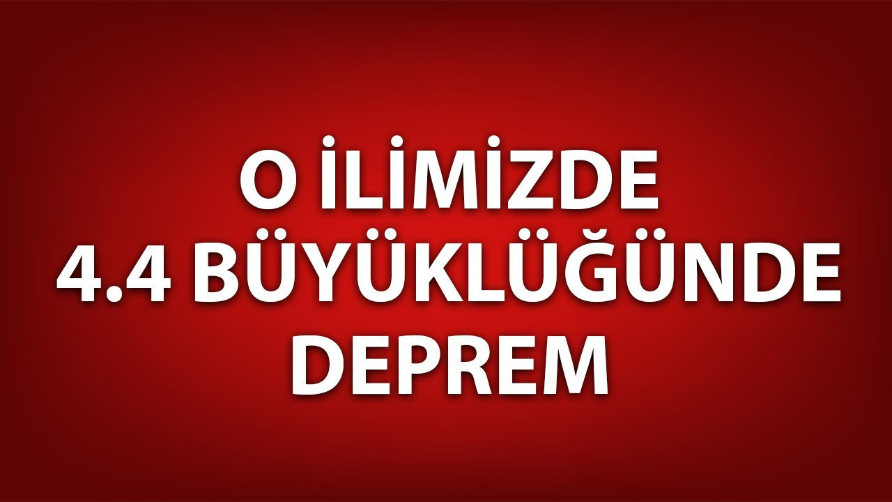 Peş peşe sarsıntılar! Balıkesir'de 4.4 büyüklüğünde deprem