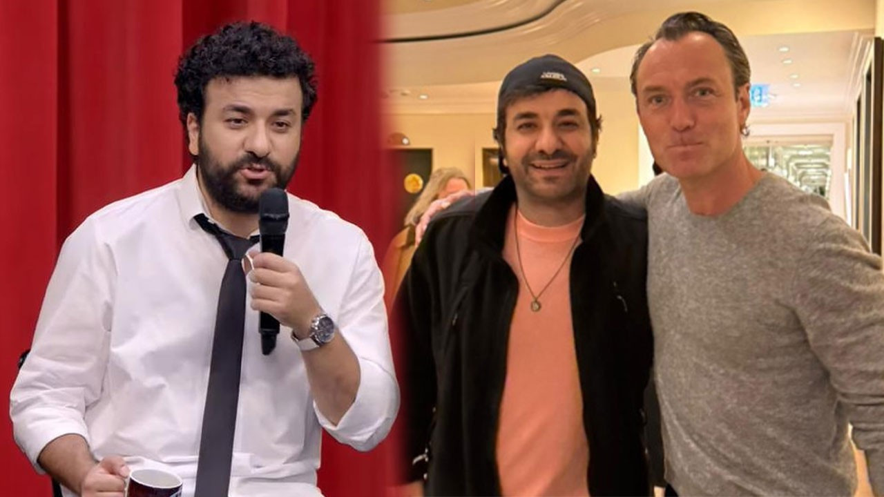 Hasan Can Kaya'dan Hollywood yıldızı Jude Law ile poz! Nuri Bilge Ceylan hayranı çıktı