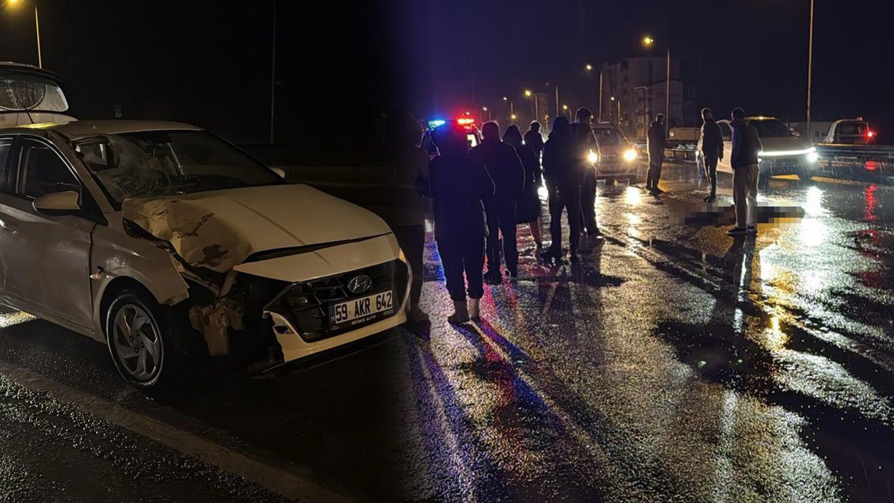 Büyükçekmece'de feci kaza! Otomobilin çarptığı adam öldü