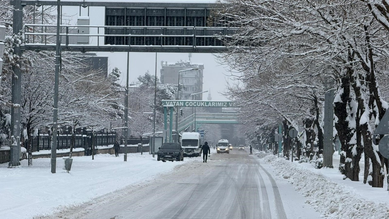 Diyarbakır'da kar alarmı! Uçuşlar iptal edildi