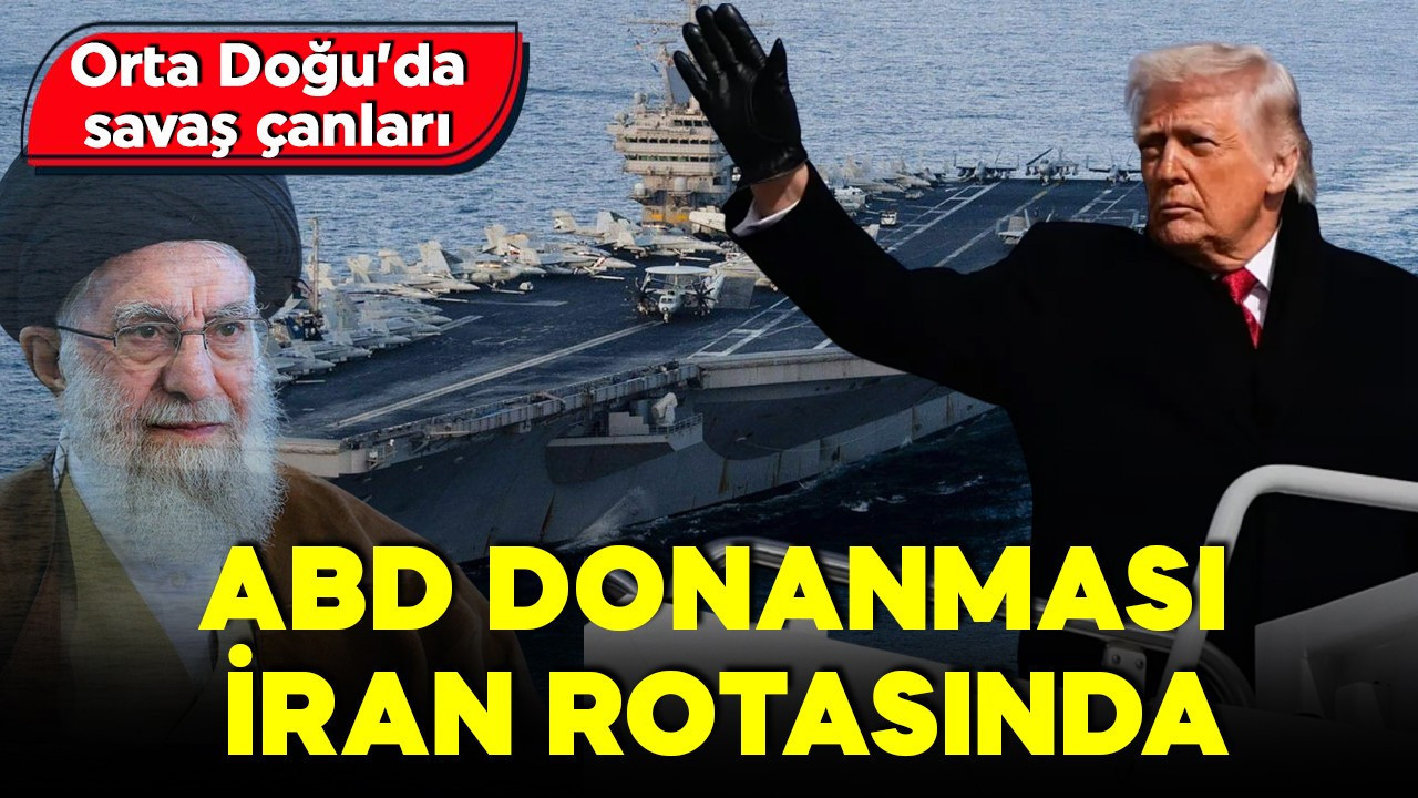 Orta Doğu'da gerilim zirvede! Trump tehditlerini artırdı! ABD Donanması İran rotasında!