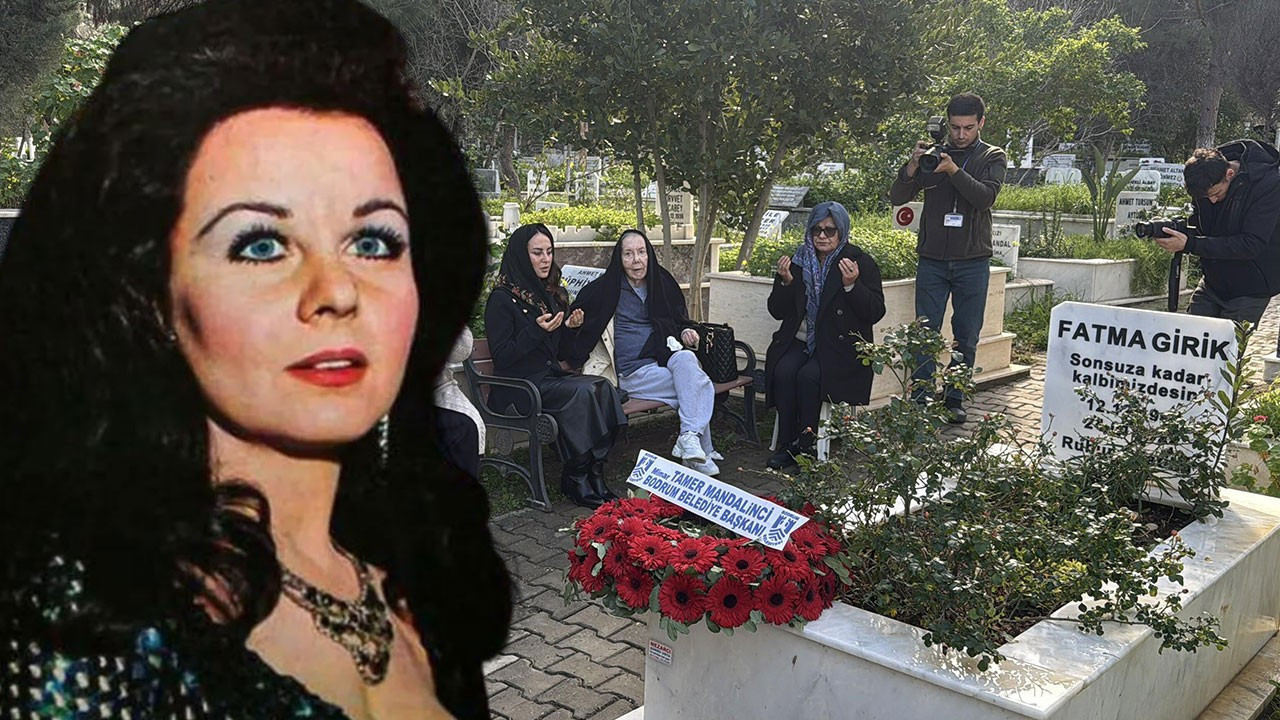 Yeşilçam'ın efsanesini sevenleri unutmadı! Fatma Girik, mezarı başında anıldı