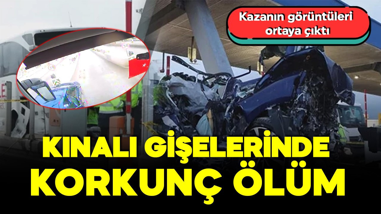 Gişelerde korkunç ölüm! Kanlı kazanın görüntüleri ortaya çıktı