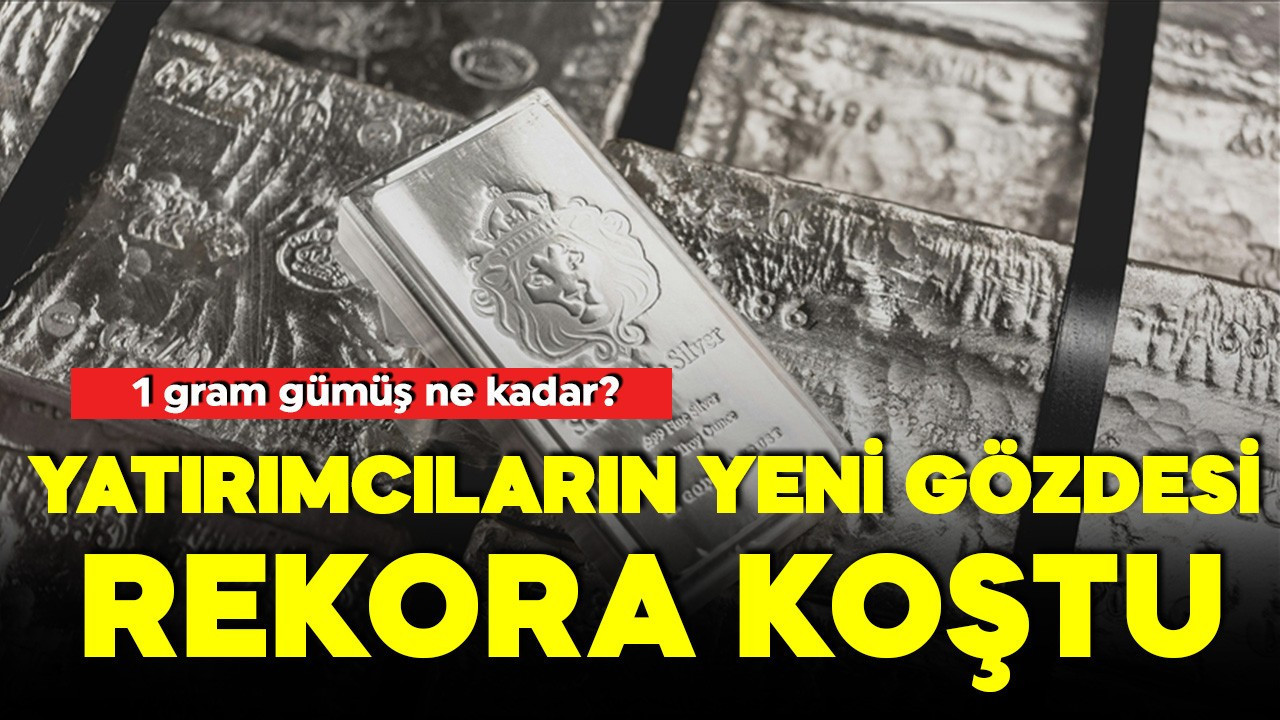 Yatırımcıların yeni gözdesi rekora koştu! 1 gram gümüş ne kadar? İşte 24 Ocak gümüş fiyatı!