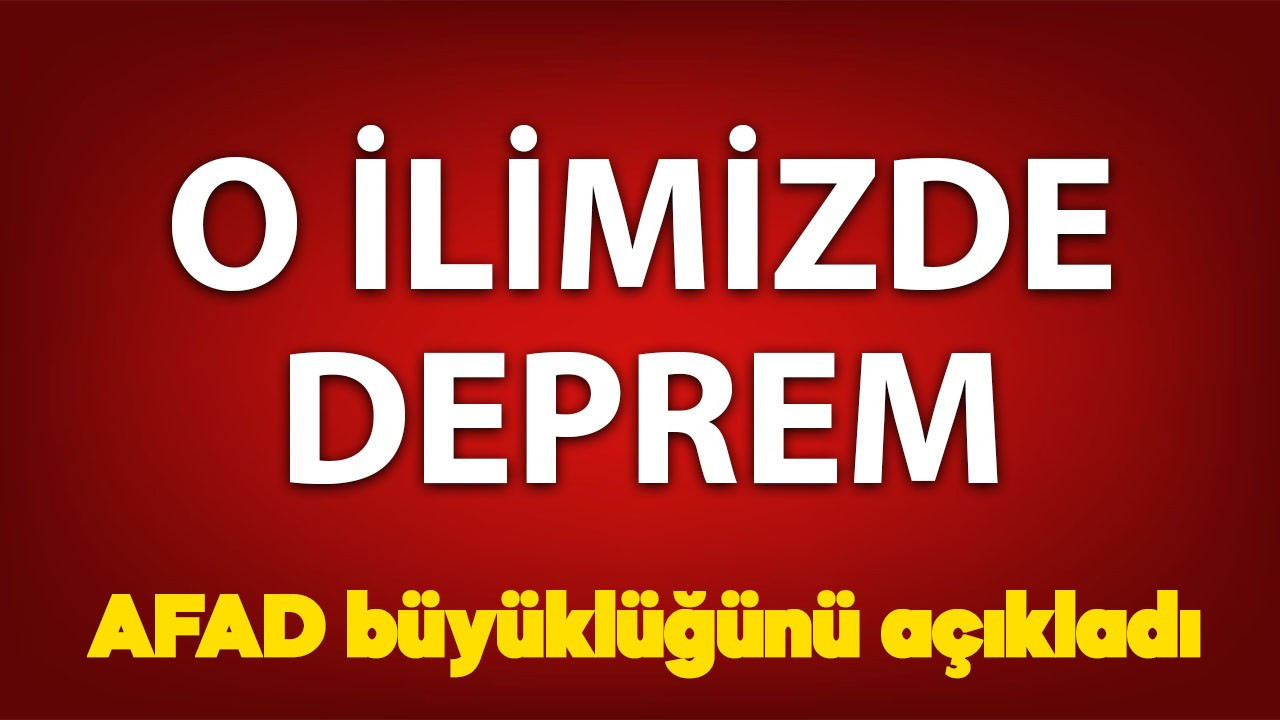 Balıkesir Sındırgı'da korkutan deprem! AFAD büyüklüğünü açıkladı