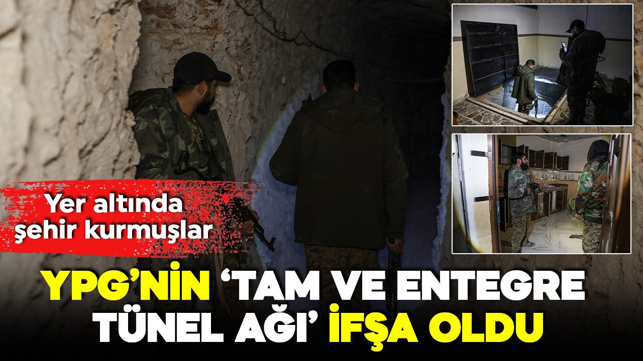 Tabka'da terörün izleri! YPG'nin 'tam ve entegre tünel ağı' ifşa oldu! Yer altında şehir kurmuşlar!