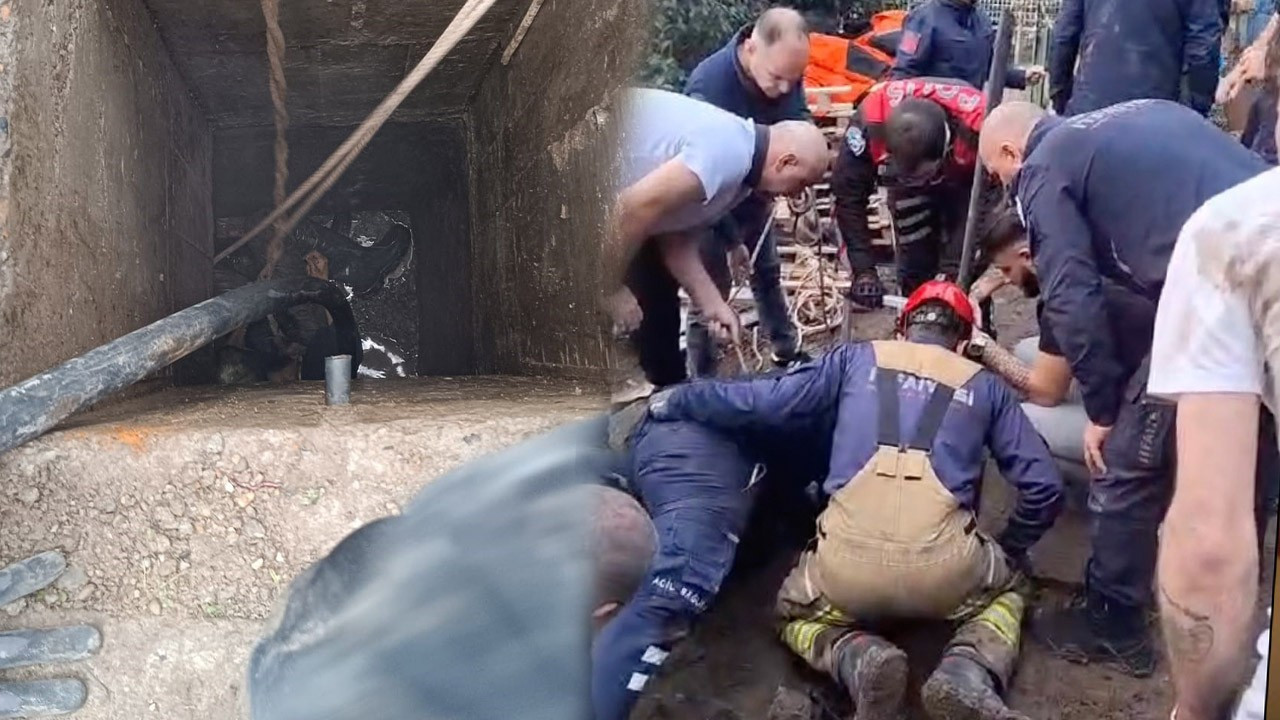 Su kuyusunda can pazarı! Baba ve oğlu ölümden döndü