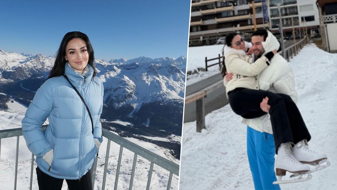 Esra Bilgiç ile Faruk Sabancı'dan romantik kaçamak! İsviçre tatilinden paylaştı