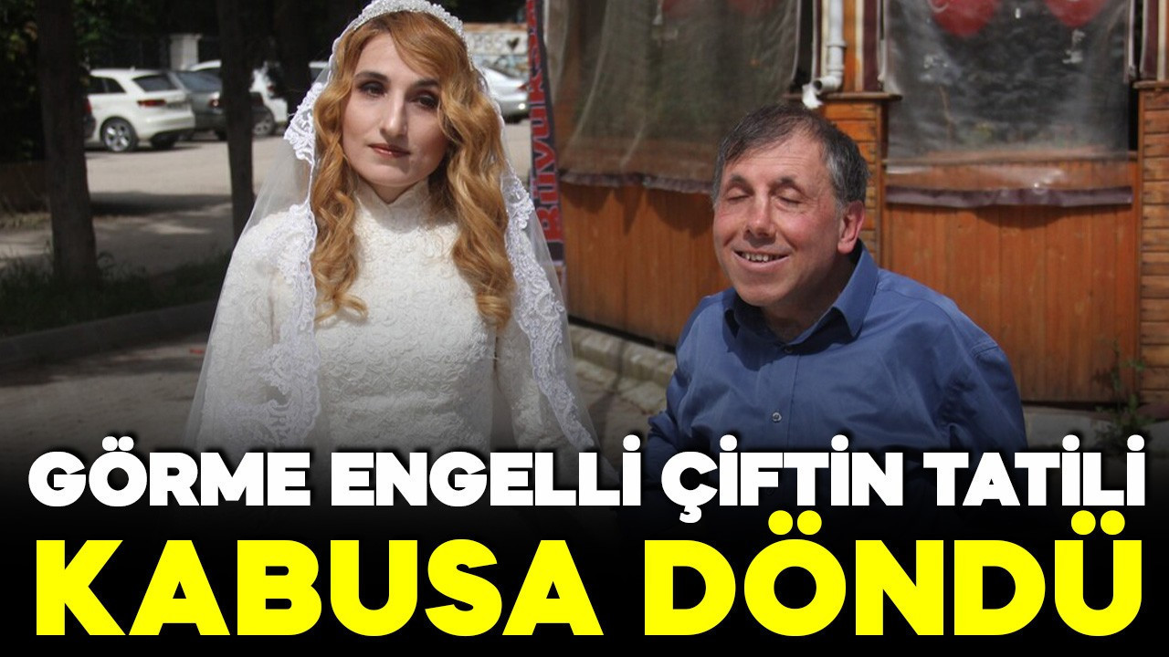 Yarıyıl tatili kabusa döndü! Görme engelli öğretmen çift ağır yaralandı